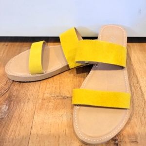Matisse "Tees" Suede Leather Slip-on Sandals